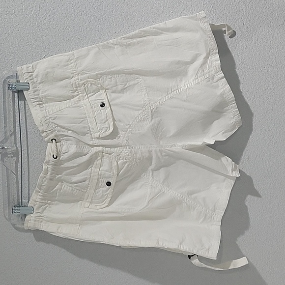 Free People Moon Bay Parachute Shorts in Optic White NWOT - Picture 5 of 5